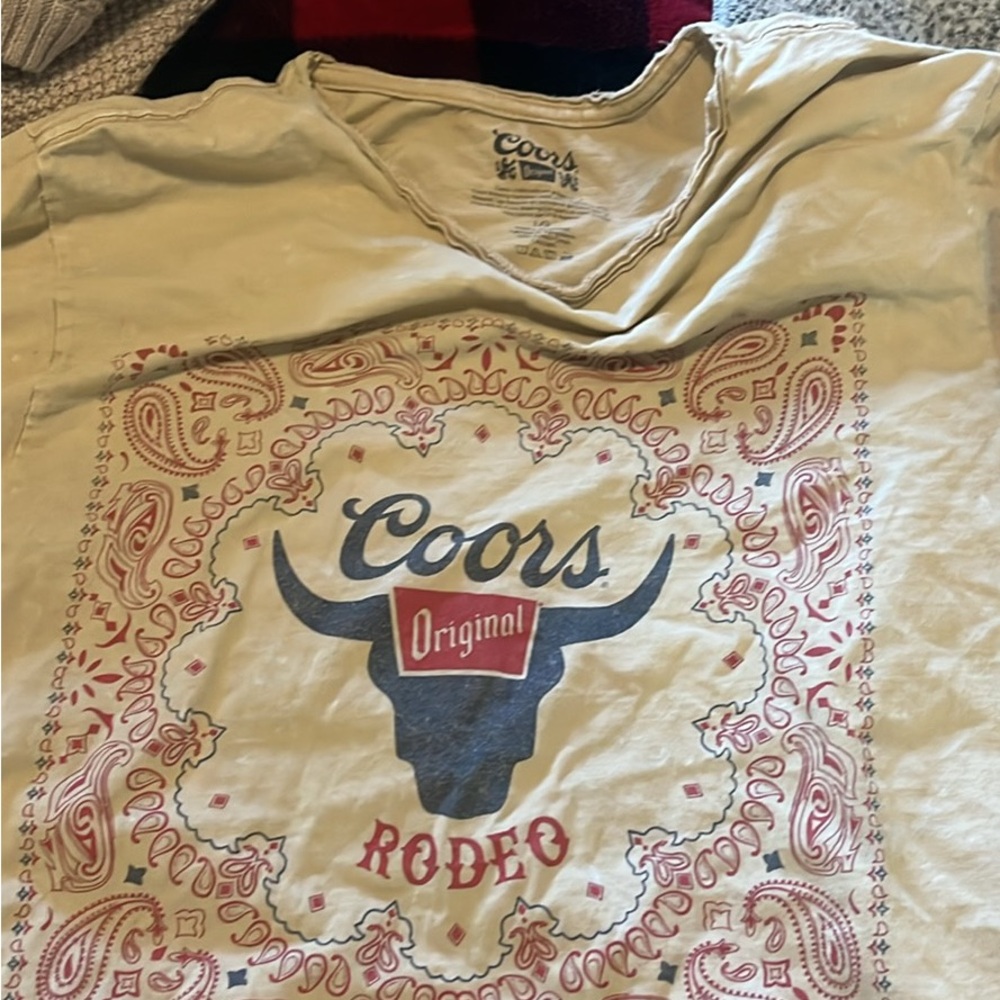 Coors Original Rodeo Beige Short Sleeve Tee